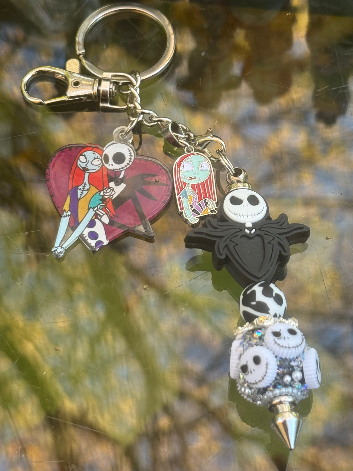 Jack Skellington Beaded Keychain – Sally Charms
