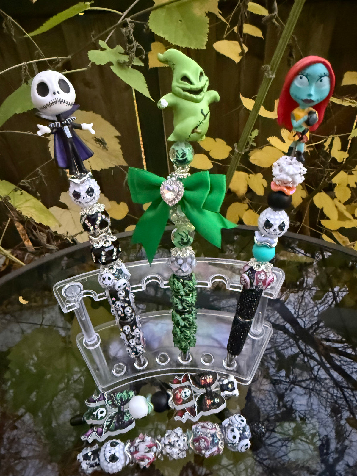 Jack, Sally & Oogie Boogie Beaded Pens