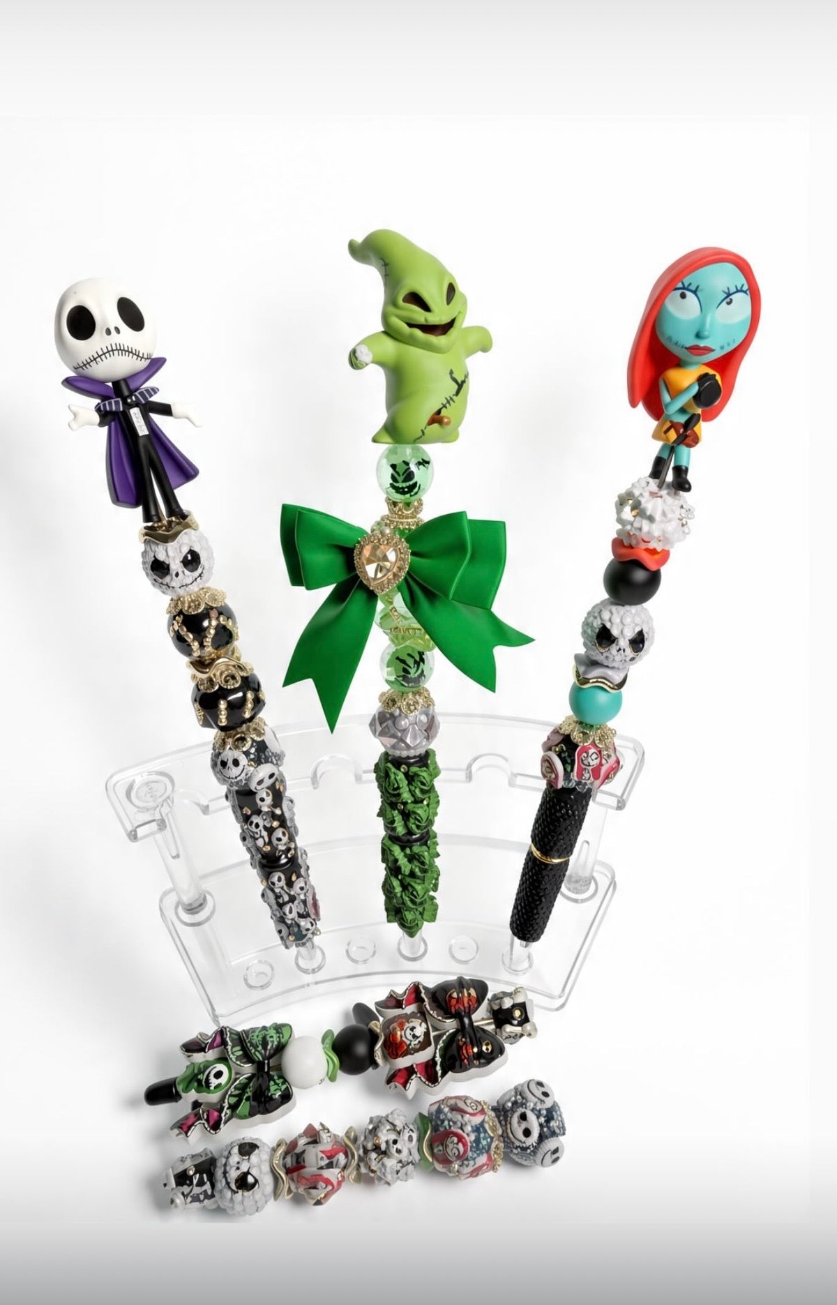 Jack, Sally & Oogie Boogie Beaded Pens