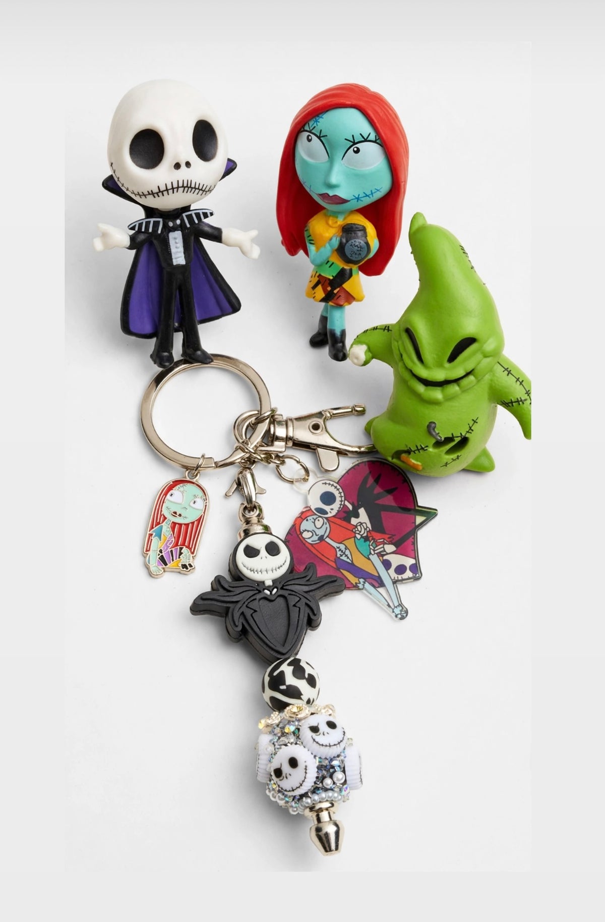 Jack Skellington Beaded Keychain – Sally Charms