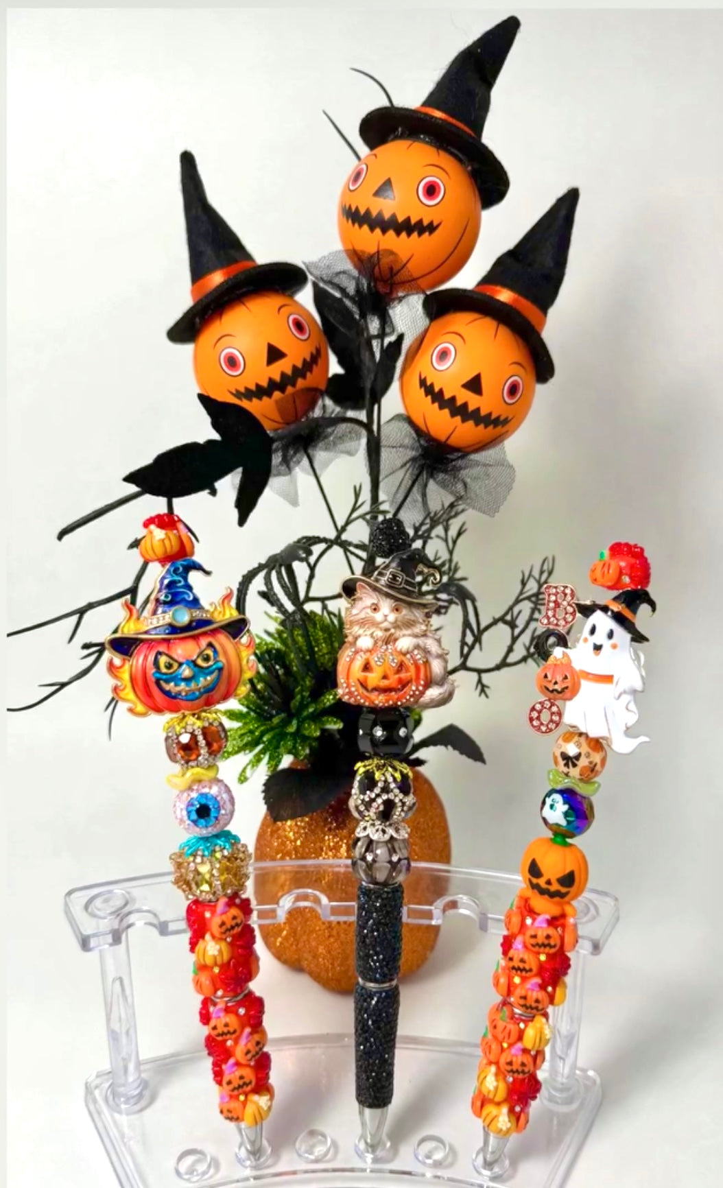 Vintage Halloween Beaded Pens 🖤🎃