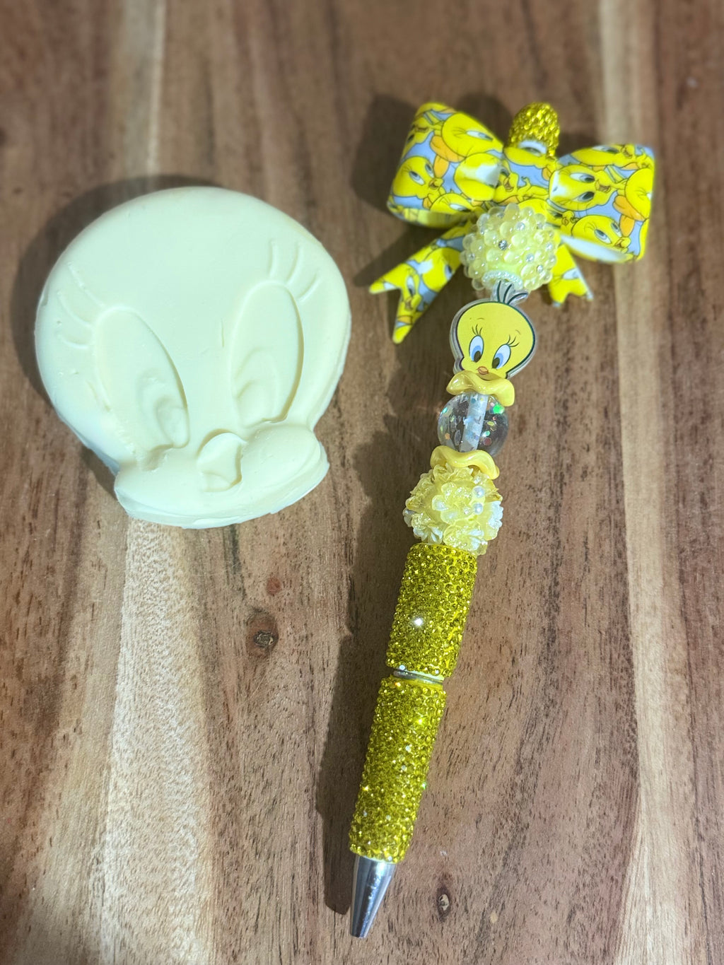 Tweety Bird Beaded Pen 🐤💛