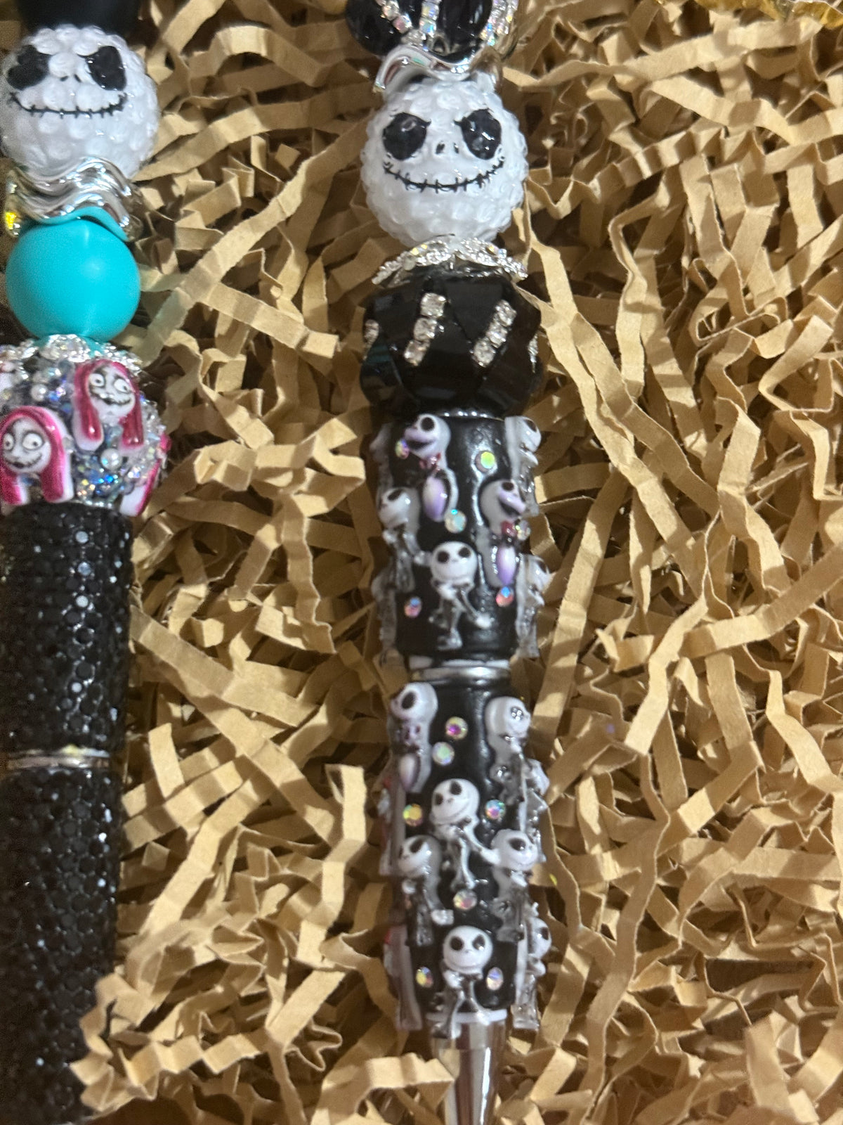 Jack, Sally & Oogie Boogie Beaded Pens