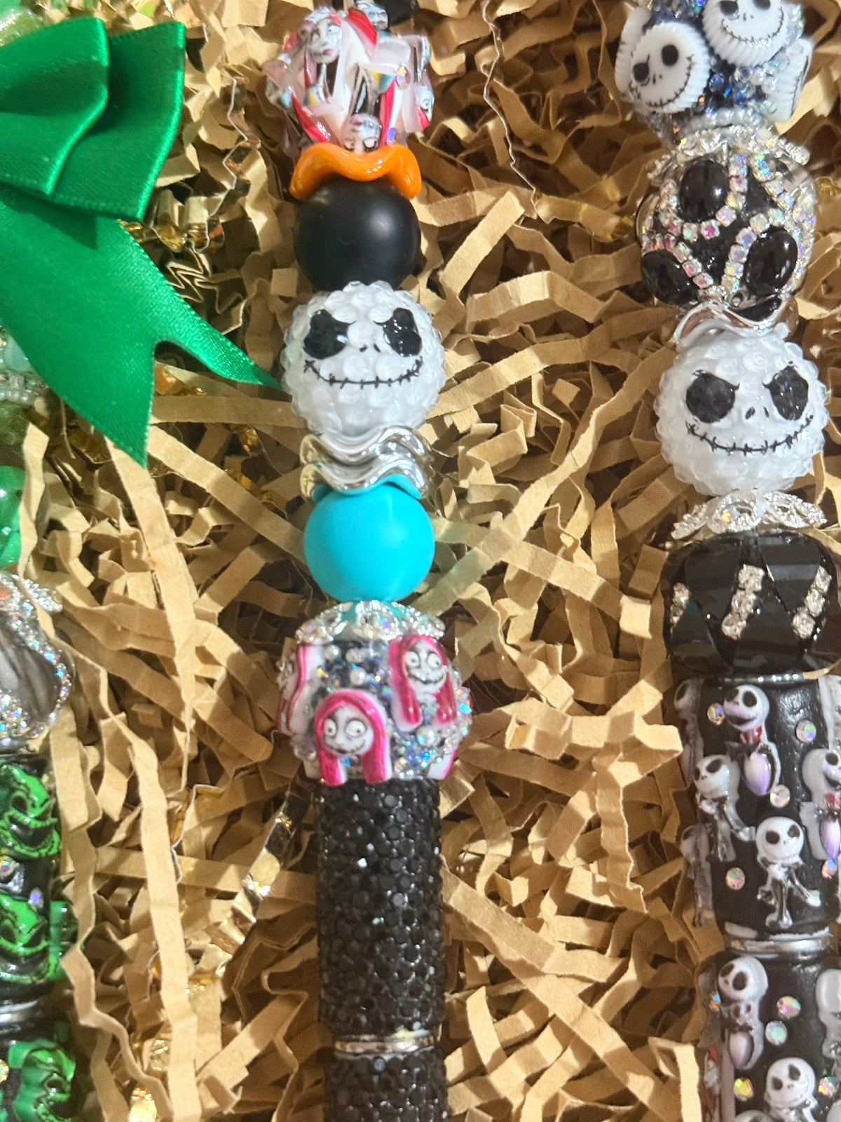Jack, Sally & Oogie Boogie Beaded Pens