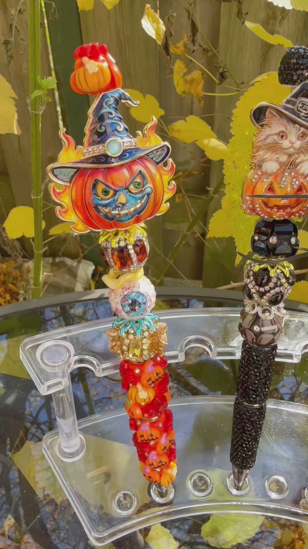 Vintage Halloween Beaded Pens 🖤🎃