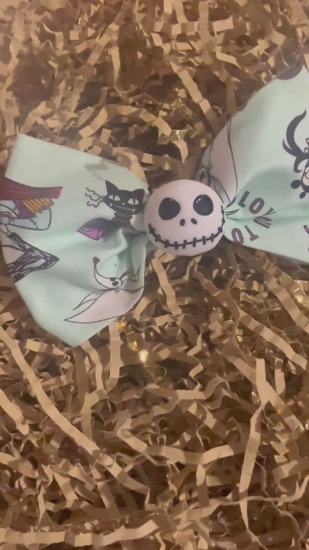 Jack Skellington Bow 2